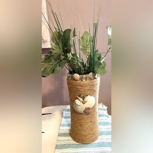 Handmade Beach Themed Vase Decor